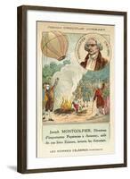 Joseph Montgolfier, French Ballooning Pioneer-null-Framed Giclee Print