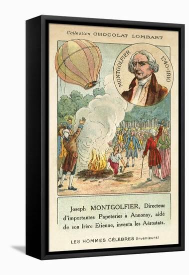 Joseph Montgolfier, French Ballooning Pioneer-null-Framed Stretched Canvas