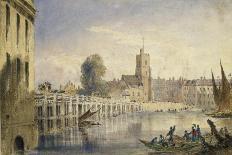 Putney Bridge and Church from near the Old Swan, Fulham-Joseph Murray Ince-Giclee Print