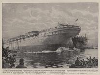 The Rescue of a Crew in Mid-Atlantic by the S S Normannia-Joseph Nash-Giclee Print