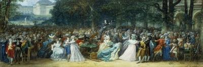 Camille Desmoulins (1760-1794) au Palais Royale-Joseph Navlet-Stretched Canvas