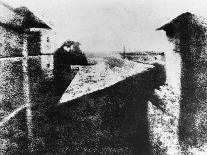 View from a Window at Le Gras, Saint-Loup-De-Varennes, 1827-Joseph Nicephore Niepce-Framed Photographic Print