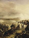 L'empereur Napoléon Ier sur le champ de bataille de Heilsberg, le 11 juin 1807-Joseph Nicolas Jouy-Mounted Giclee Print