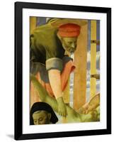 Joseph of Arimathea, from the Deposition of Christ, 1435 (Detail)-Fra Angelico-Framed Giclee Print