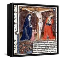 Joseph of Arimathea Receiving Christ's Blood, 15th Century-null-Framed Stretched Canvas