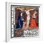 Joseph of Arimathea Receiving Christ's Blood, 15th Century-null-Framed Giclee Print