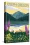 Joseph, Oregon - Wallowa Lake-Lantern Press-Stretched Canvas