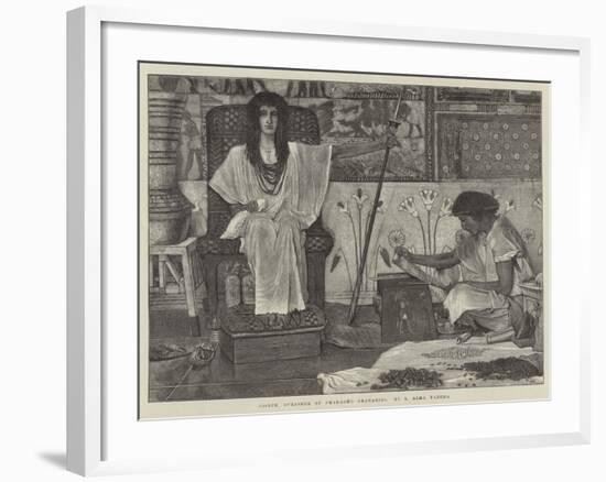 Joseph, Overseer of Pharaoh's Granaries-Sir Lawrence Alma-Tadema-Framed Giclee Print