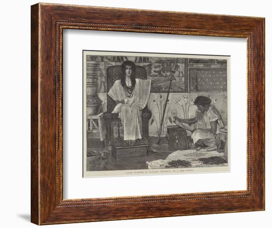 Joseph, Overseer of Pharaoh's Granaries-Sir Lawrence Alma-Tadema-Framed Giclee Print