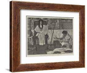 Joseph, Overseer of Pharaoh's Granaries-Sir Lawrence Alma-Tadema-Framed Giclee Print