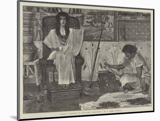 Joseph, Overseer of Pharaoh's Granaries-Sir Lawrence Alma-Tadema-Mounted Giclee Print