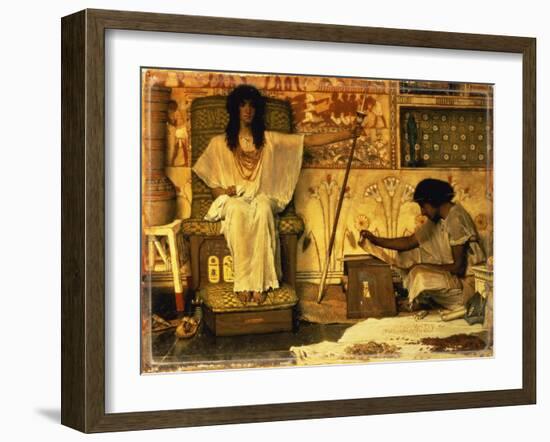 Joseph, Overseer of the Pharaohs-Sir Lawrence Alma-Tadema-Framed Giclee Print