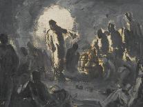 Jésus apaise la tempête ou la vocation de Simon-Pierre et André-Joseph Parrocel-Framed Giclee Print