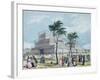 Joseph Paxton's Crystal Palace in Hyde Park, London, During the Great Exhibition of 1851-null-Framed Giclee Print