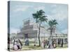 Joseph Paxton's Crystal Palace in Hyde Park, London, During the Great Exhibition of 1851-null-Stretched Canvas