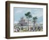 Joseph Paxton's Crystal Palace in Hyde Park, London, During the Great Exhibition of 1851-null-Framed Giclee Print