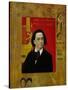 Joseph Pembauer, Pianist and Piano Teacher, Frame Also by Gustav Klimt-Gustav Klimt-Stretched Canvas