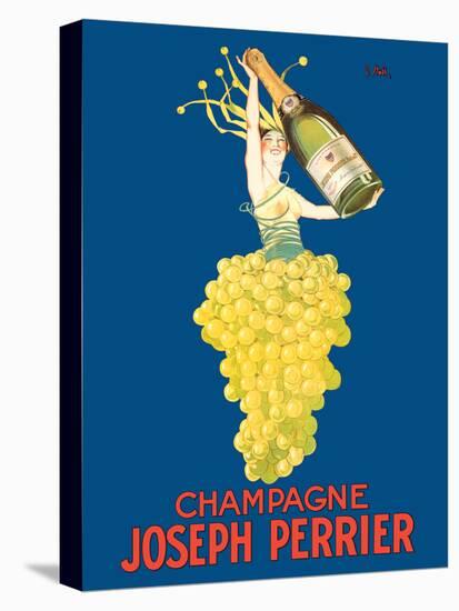 Joseph Perrier Champagne - Vintage Advertising Poster, 1926-Joseph Stall-Stretched Canvas