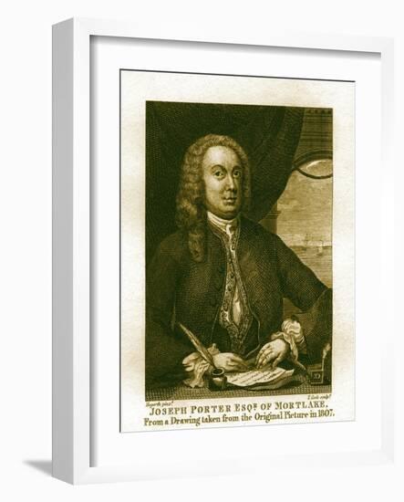 Joseph Porter by William Hogarth-William Hogarth-Framed Giclee Print