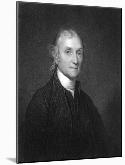 Joseph Priestley, English Chemist and Presbyterian Minister, 1835-null-Mounted Giclee Print