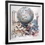 Joseph Pulitzer Cartoo-Frederick Burr Opper-Framed Giclee Print