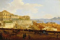 View of the Palazzo Reale, Naples-Joseph Rebell-Giclee Print