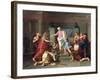 Joseph Recognised by His Brothers, 1789-Charles Thevenin-Framed Giclee Print