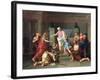 Joseph Recognised by His Brothers, 1789-Charles Thevenin-Framed Giclee Print