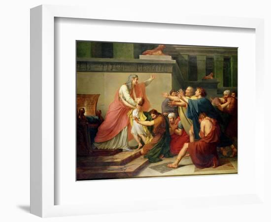 Joseph Recognised by His Brothers-Francois Gerard-Framed Giclee Print