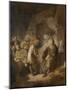 Joseph Relating His Dreams to His Parents and Brothers, 1633-Rembrandt van Rijn-Mounted Giclee Print