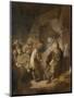 Joseph Relating His Dreams to His Parents and Brothers, 1633-Rembrandt van Rijn-Mounted Giclee Print