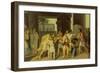 Joseph Reveals Himself to His Brothers, 1830S-Alexander Andreyevich Ivanov-Framed Giclee Print