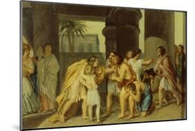 Joseph Reveals Himself to His Brothers, 1830S-Alexander Andreyevich Ivanov-Mounted Giclee Print