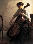 The Cellist, 1908-Joseph Rodefer De Camp-Stretched Canvas
