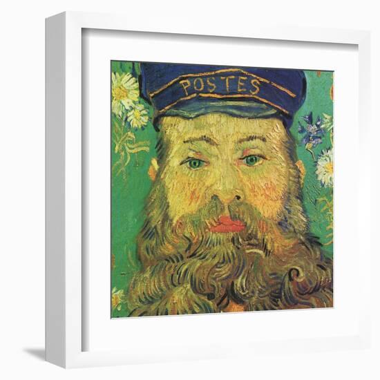 Joseph Roulin (detail)-Vincent van Gogh-Framed Art Print