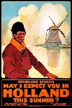 Visit Picturesque Holland Poster-Joseph Rovers-Laminated Giclee Print