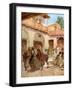 Joseph 's brethren at the inn Every Man's money in his sack - Bible-William Brassey Hole-Framed Giclee Print