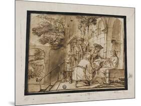 Joseph's Brothers Showing His Coat to Jacob, 1640S-Jan Victors-Mounted Giclee Print