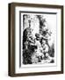 Joseph's Coat Brought to Jacob, C.1633 (Etching)-Rembrandt van Rijn-Framed Giclee Print