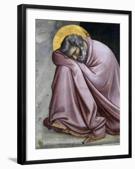 Joseph's Dream, Detail-Giotto di Bondone-Framed Giclee Print