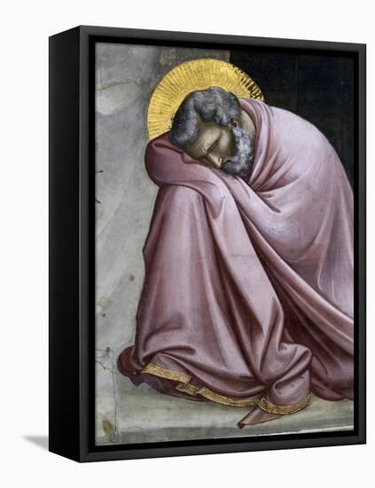 Joseph's Dream, Detail-Giotto di Bondone-Framed Stretched Canvas