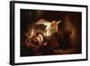 Joseph's Dream in the Stable in Bethlehem-Rembrandt van Rijn-Framed Giclee Print