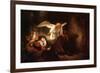 Joseph's Dream in the Stable in Bethlehem-Rembrandt van Rijn-Framed Giclee Print