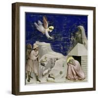 Joseph's Dream-Giotto di Bondone-Framed Giclee Print