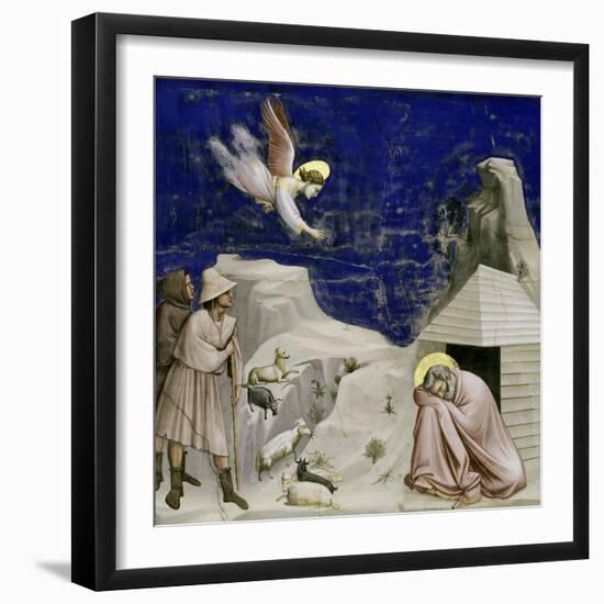 Joseph's Dream-Giotto di Bondone-Framed Giclee Print