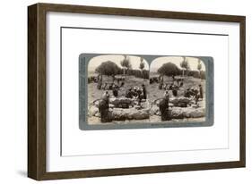 Joseph's Well, Dothan, Palestine, 1900-Underwood & Underwood-Framed Giclee Print