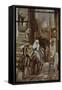 Joseph Seeks Lodging at Bethlehem-James Tissot-Framed Stretched Canvas