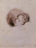 Keats on His Death Bed, 1821-Joseph Severn-Giclee Print