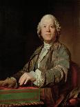 Portrait of the Composer Christoph Willibald Ritter Von Gluck (1714-178), 1775-Joseph-Siffred Duplessis-Framed Stretched Canvas