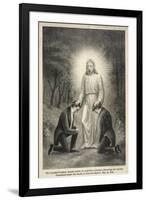 Joseph Smith and Oliver Cowdery Receiving the Aaronic Priesthood-null-Framed Giclee Print